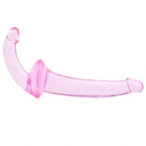 Strapless Strap-on Double Ended Dildos Pink